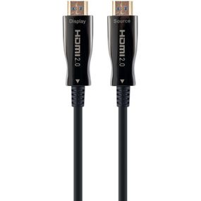 Кабель мультимедийный HDMI M to HDMI M 10.0m V2.0 AOC 4K60Hz gold Cablexpert (CCBP-HDMI-AOC-10M-02)