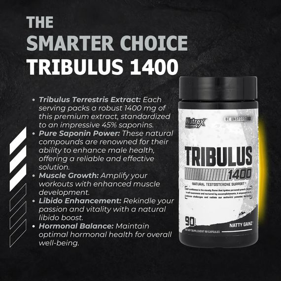 Трибулус Nutrex Research Tribulus 1400 90 caps | Зображення 2