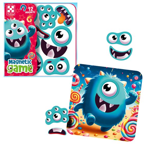 Розвиваюча магнітна гра "Емоції Монстріка" VT3220-02 Vladi Toys, в пакеті (4820234767328) | Зображення 2