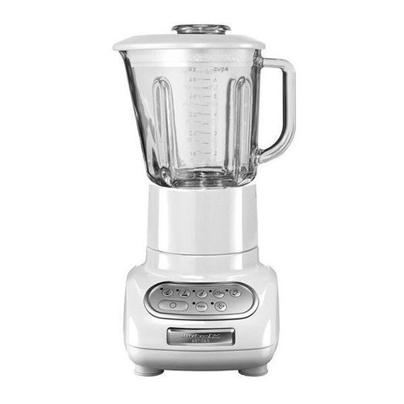 Стационарный блендер KitchenAid 5KSB5553EWH Artisan, белый | Зображення 2