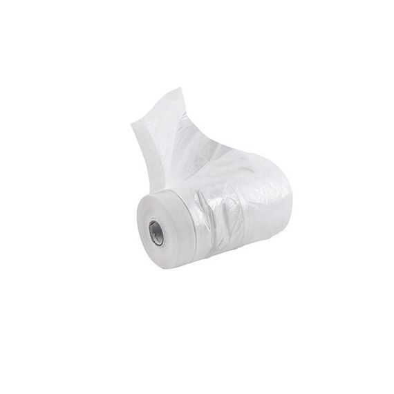 Плівка захисна з малярською стрічкою 0,5 м*30 м INTERTOOL KT-0801 | Зображення 2