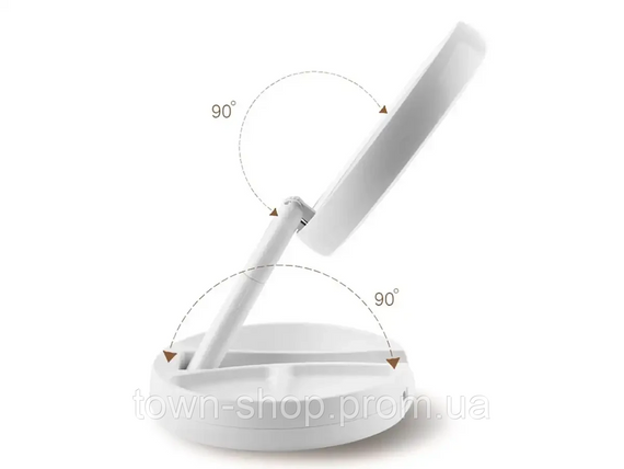 Зеркало косметическое настольное с LED подсветкой 00031 9701 | Зображення 6