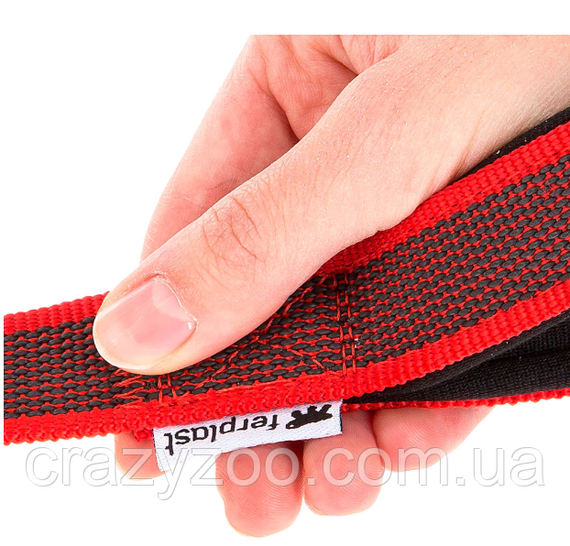 Поводок для собак Ferplast Daytona Gummy Matic G25/120 нейлоновый красный до 60 кг 2.5х120 см 77180217 | Зображення 2