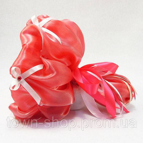 Букет из мягких игрушек 11 мишек 5284IT коралловый | Зображення 2