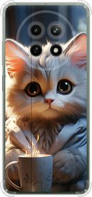 Чохол на Realme Realme 12 5G Білий кіт "5646u-3705-2448"