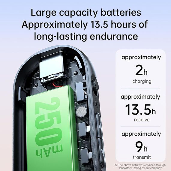 Універсальний Bluetooth-адаптер C83Pro 2-в-1 з 3,5 мм роз'ємом, Bluetooth 5.4, чорний | Зображення 5