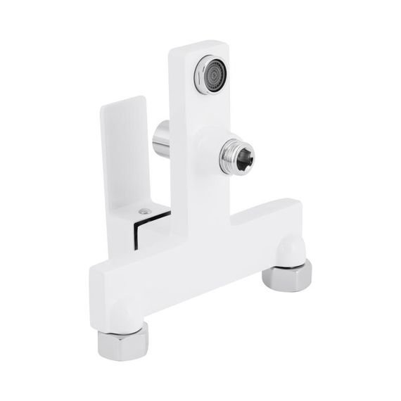 Смеситель для ванны Qtap Gemini (c душевым гарнитуром) QTGEM259CRW45683 Chrome/White | Зображення 4