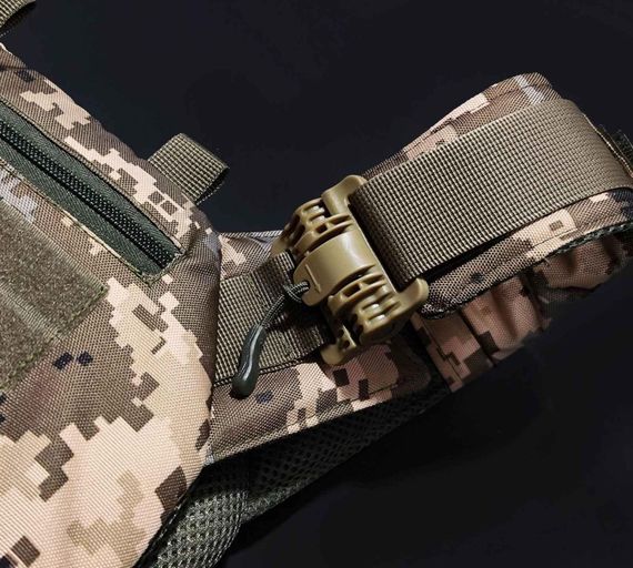 Плитоноска швидкого скидання + тройний підсумок під магазини піксель. | Зображення 2