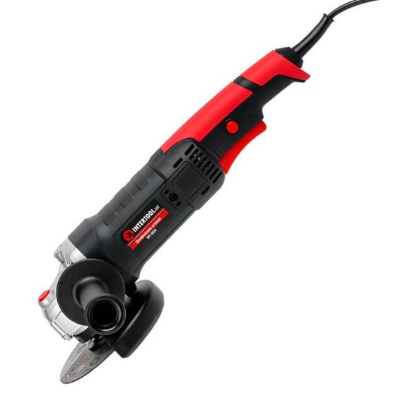 Шліфмашина кутова, 1200 Вт, діаметр кола 125 мм, 10000 об./хв INTERTOOL WT-02241 | Зображення 1