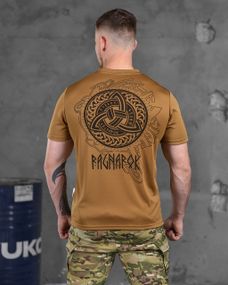 Тактическая потоотводящая  футболка RAGNAROK кайот XL