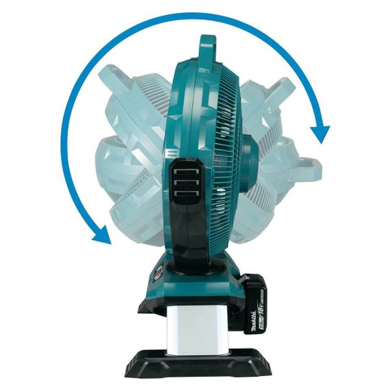 Вентилятор акумуляторний Makita DCF301Z (330 мм, 120-240 м/хв, LXT, AC, без акумуляторів та зарядного пристрою) | Зображення 7