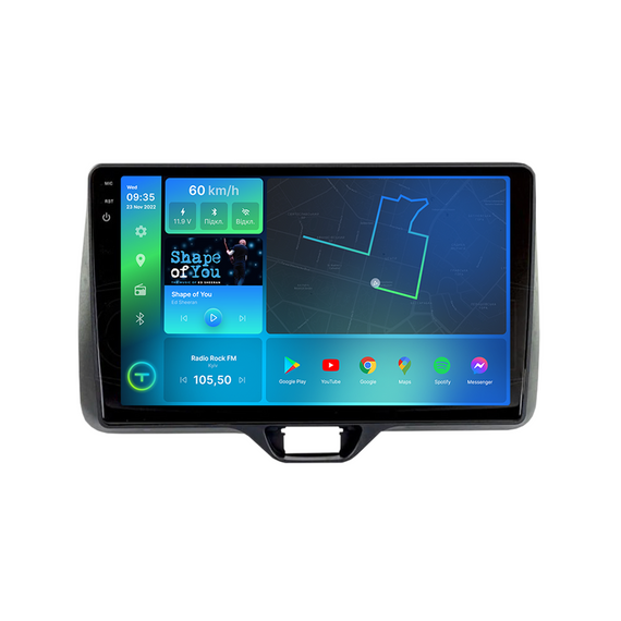 Штатна магнітола Torssen 2K DTS Toyota Yaris,Yaris Cross,Vios 2020-2023 F10432 4G Carplay DSP | Зображення 1