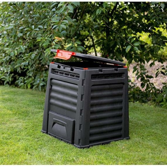 Компостер садовый пластиковый Keter (Кетер) ECO 320 л (17181157) Черный | Зображення 6