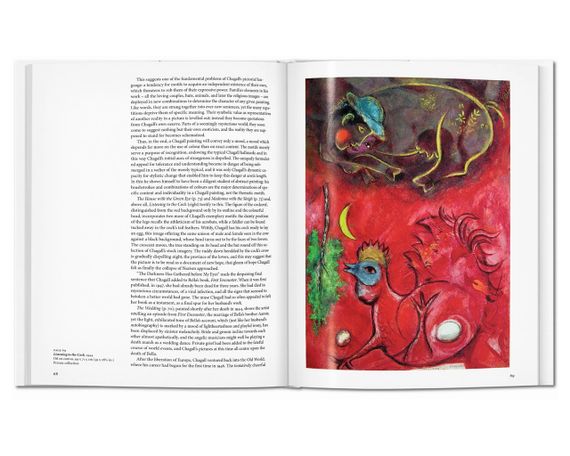 Живопись книги с картинами художников Марк Шагал Chagall. Rainer Metzger, Taschen Литература для художников | Зображення 3