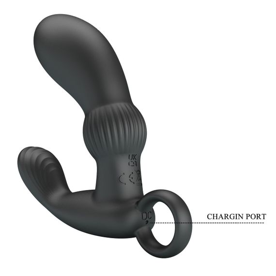 Массажер простаты PRETTY LOVE Cayla black, 12 vibration functions Memory function Sex Aura | Зображення 6