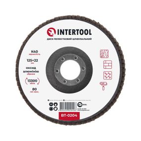 Диск шліфувальний пелюстковий INTERTOOL BT-02041