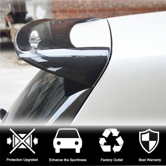 Спойлер V1 (для Base HB 2010-2013, Карбон) для Volkswagen Golf 6 рр | Зображення 1