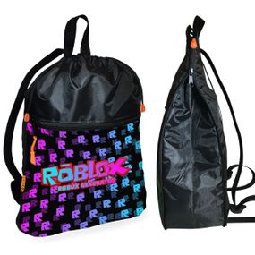 Рюкзак-мішок для взуття, спортивної форми Роблокс «Roblox» дитяча сумка для змінки з розширювачем (1660)