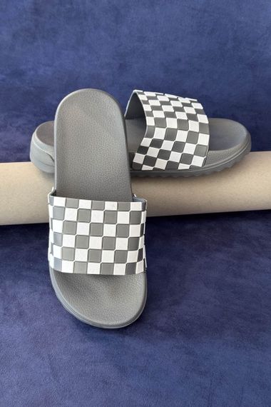 Шльопанці жіночі, колір сірий, 243R5030-3 | Зображення 1