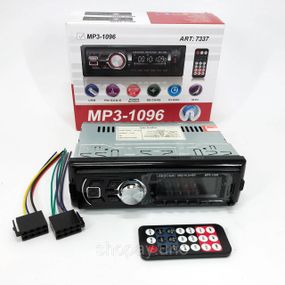 Автомагнітола MP3-1096 BT ISO зі знімною панеллю 4х50W, Магнітофон для машини авто автомобіля
