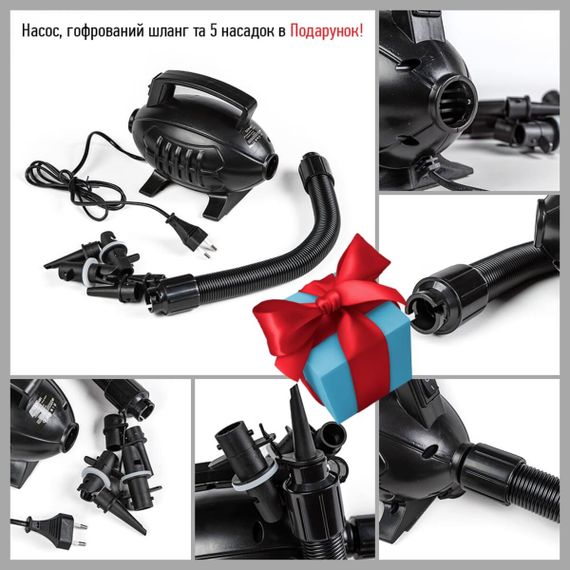 Надувне крісло Сіре SW-00002292 | Зображення 9