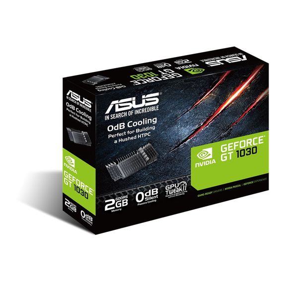 Видеокарта ASUS GeForce GT 1030 2GB GDDR5 low profile silent GT1030-SL-2G-BRK 90YV0AT0-M0NA00 | Зображення 4