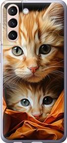 Чохол на Samsung Galaxy S21 Котики 2 з пластику FCh_008269