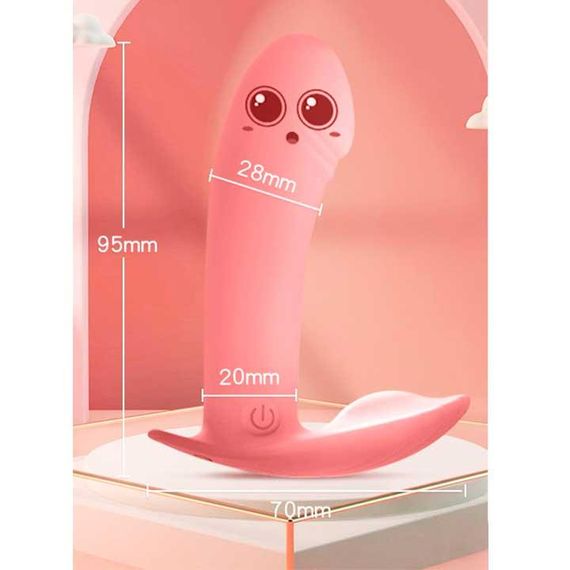 Мінівібратор у трусики метелик USB | Зображення 1