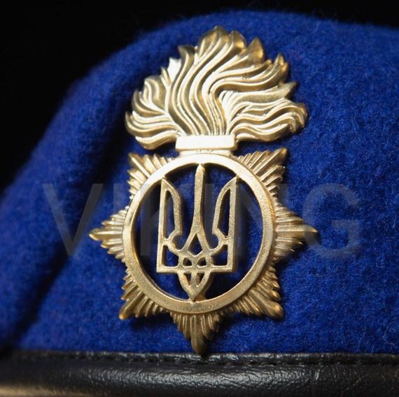 Берет НГУ крапля волошковий ПОВНИЙ КОМПЛЕКТ XL / 59-60 | Зображення 3