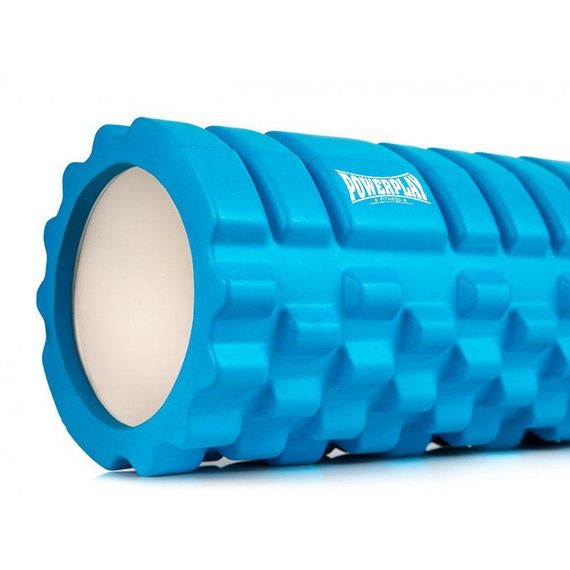 Масажний ролик (роллер) Паверплей 4025 Massage Roller Синій (33x14см.) | Зображення 1