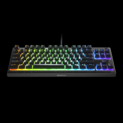 Клавиатура SteelSeries Apex 3 TKL UA USB Black (64831) | Зображення 1