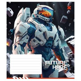 Зошит учнівський "Future is Here" 012-3417K-5 в клітинку, 12 аркушів