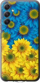Чехол на Samsung Galaxy A34 A346E Жёлто-голубые цветы "1048u-2936-17620"