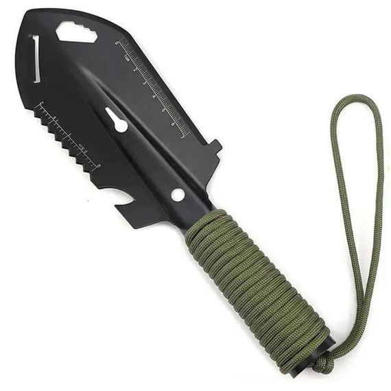 Туристическая лопата-мультитул 10в1 с чехлом / Многофункциональная саперная лопата / Тактическая лопата для | Зображення 4