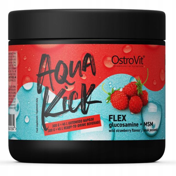 Комплекс для відновлення суглобів Ostrovit Aqua Kick Flex 300 gr (wild strawberry)