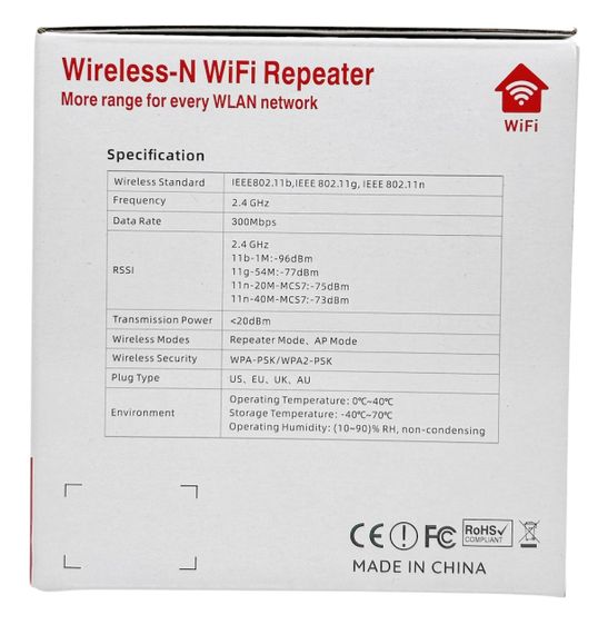 Репитер WiFi Pix Link 2.4GHz усилитель сигнала вай фай ретранслятор расширитель интернета 300 Мбит 4 антенны точка доступа WPS | Зображення 8