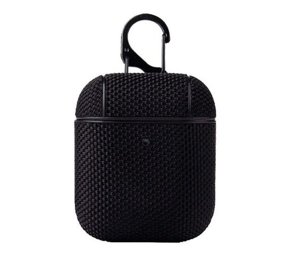Чохол Primo Nylon для навушників AirPods (MMEF2) / AirPods 2 (MV7N2) - Black | Зображення 1