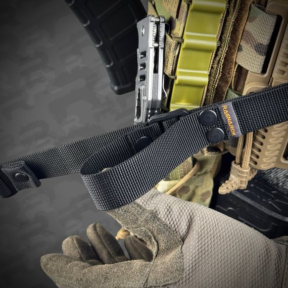 Ремінь збройовий одно/двоточковий RAGNAROK "ODIN" Gen.II carbine Чорний | Зображення 5
