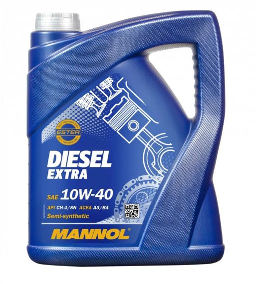 Моторна олива Mannol Diesel Extra 10w40 5л CH-4/SL