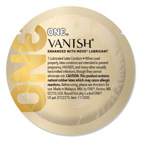 Презерватив ONE Vanish Hyperthin, 1 шт, ультратонкий, зі змазкою