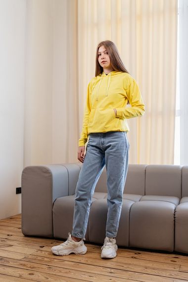 Худі для дівчинки (підлітковий) Носи своє 146 Жовтий (p-11009-119093) | Зображення 6