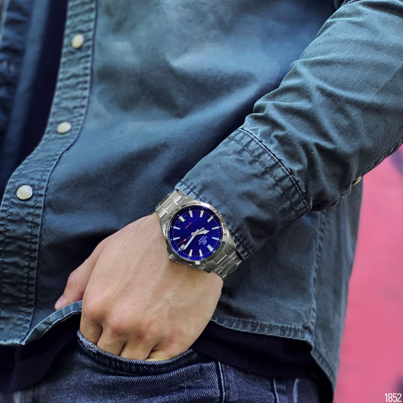 Годинник наручний чоловічий класичний оригінальний Японія Casio Edifice EFV-100D-2AVUEF (модуль 5507) | Зображення 5