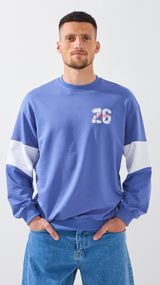 Світшот з принтом чоловічий LAWA P-MB02369 2XL Синій shop (2000999542558)