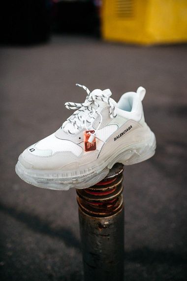 Кроссовки B*lenc/aga Tr!ple S "White , Вьетнам 0160 40 25.5 | Зображення 5