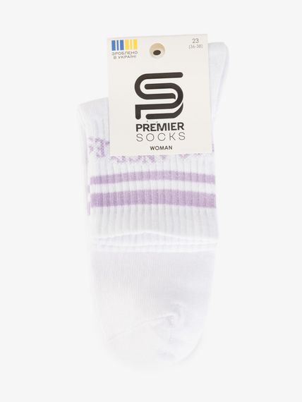 Шкарпетки жіночі PremierSocks 16Д-1ВР 36-38 Білий shop (4820203396948) | Зображення 3
