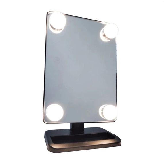 Зеркало косметическое 10 кратное увеличение Cosmetie mirror 360, Зеркало с фоновой подсветкой CI-56 | Зображення 1
