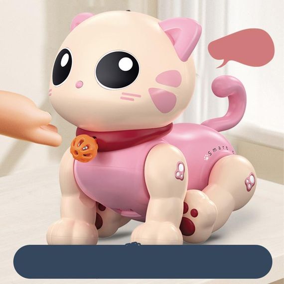 Интерактивная игрушка Котенок-Робот SHT K31 Blue Pink | Зображення 2