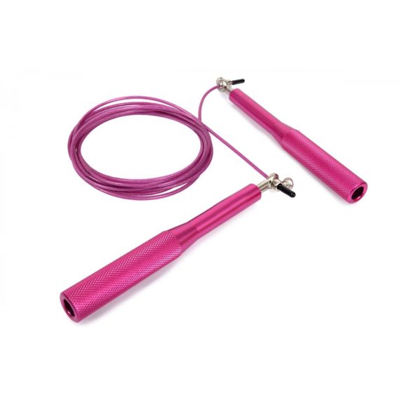 Скакалка швидкісна 4yourhealth Jump Rope Premium 3м металева на підшипниках 6863 Рожева | Зображення 1