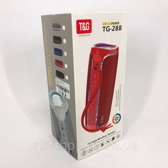 Колонка на аккумуляторе маленькая TG288, Недорогие портативные колонки, Блютуз аудио приемник MK-45 | Зображення 7