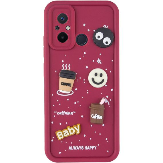 Чехол TPU Toys Case для Xiaomi Redmi 12C / Poco C55 Red / Always Happy | Зображення 1